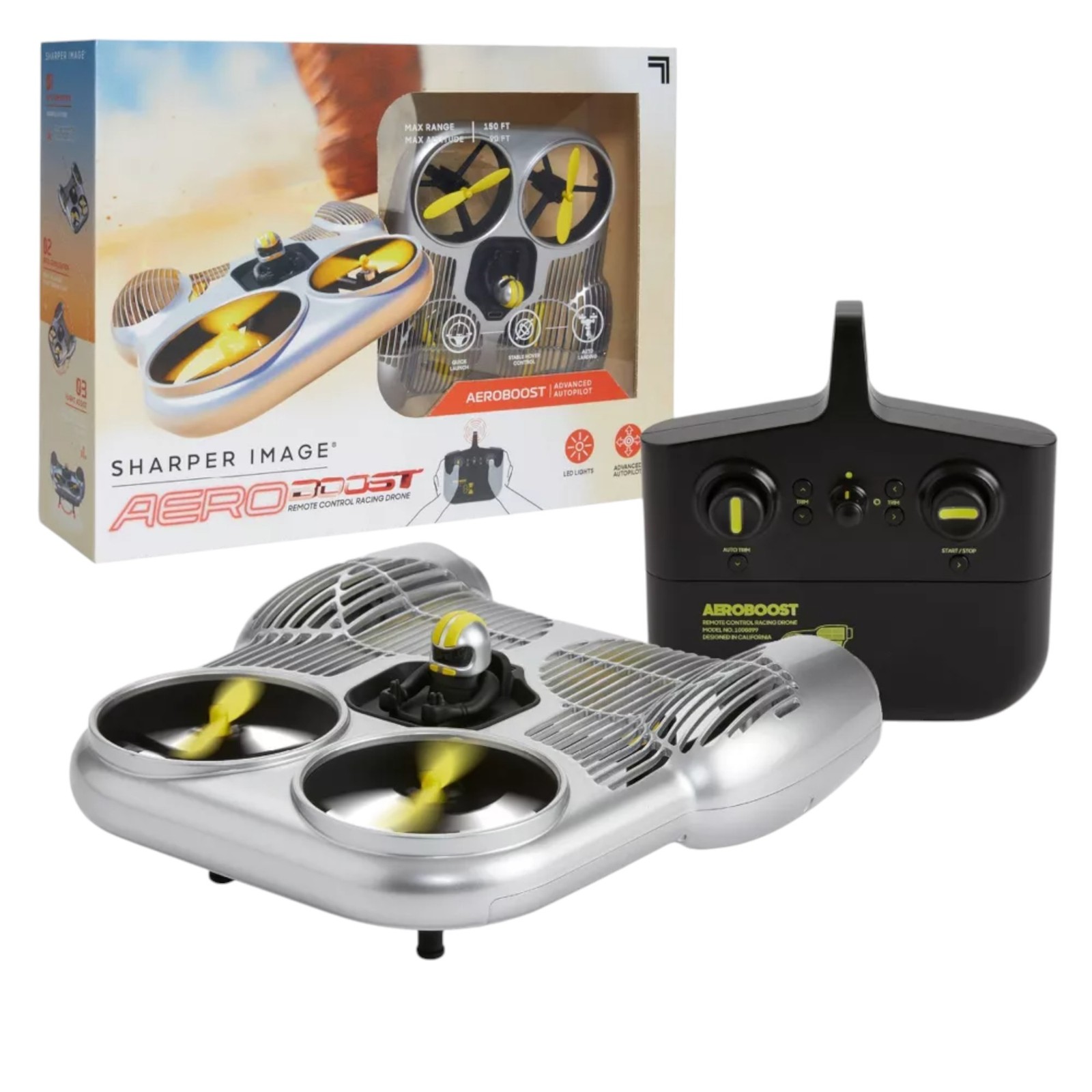Sharper Image Toy RC Aeroboost Racing Drone