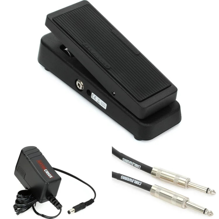 Dunlop CM95 Clyde McCoy Cry Baby Wah Pedal with Power Supply and Cable