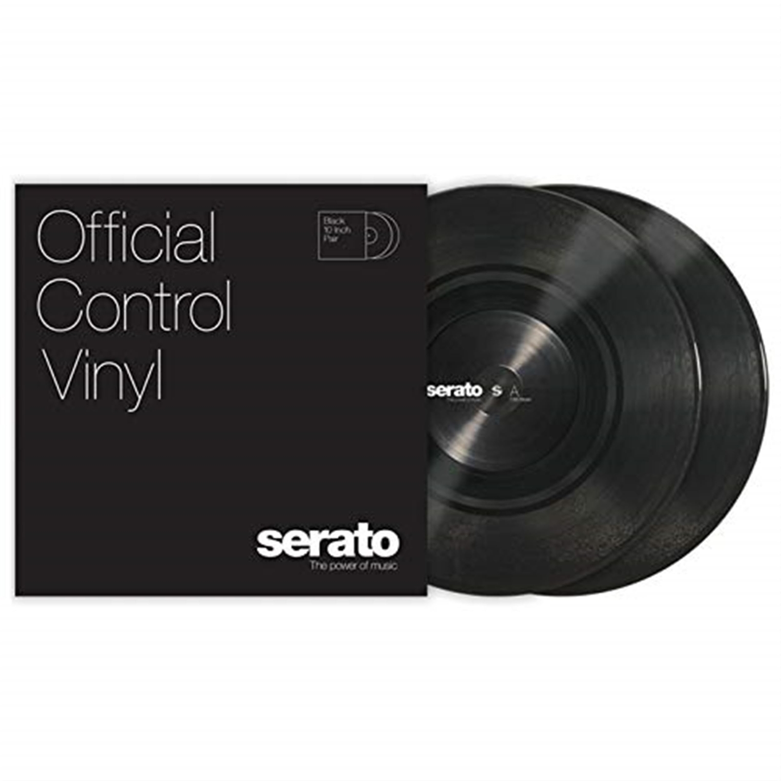 10" Serato Standard Colors (Pair) BLACK