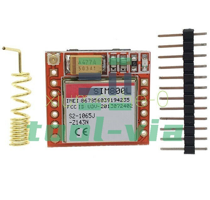 NEW SIM800L GPRS transfer board micro SIM GSM Core board 4 frequency module TTL
