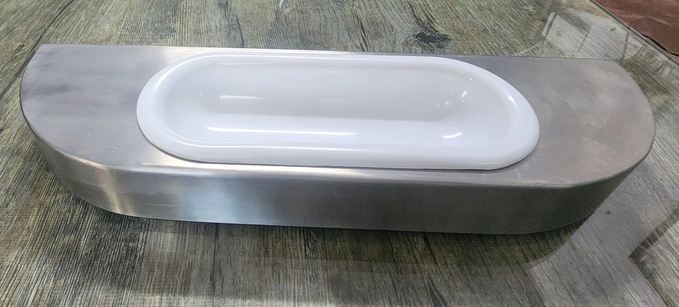 CARPIGIANI SOFT SERVE ICE CREAM VAN MACHINE FRONT TRY STAINLESS STELL & PLASTIC