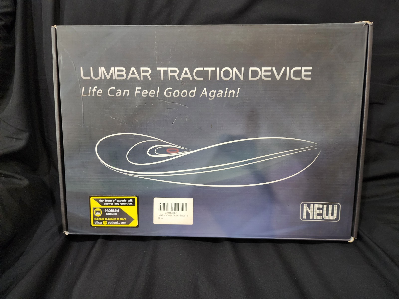 Lumbar Traction Device Heated Massager for Lower Back Feel Good Again X002BUTAYF