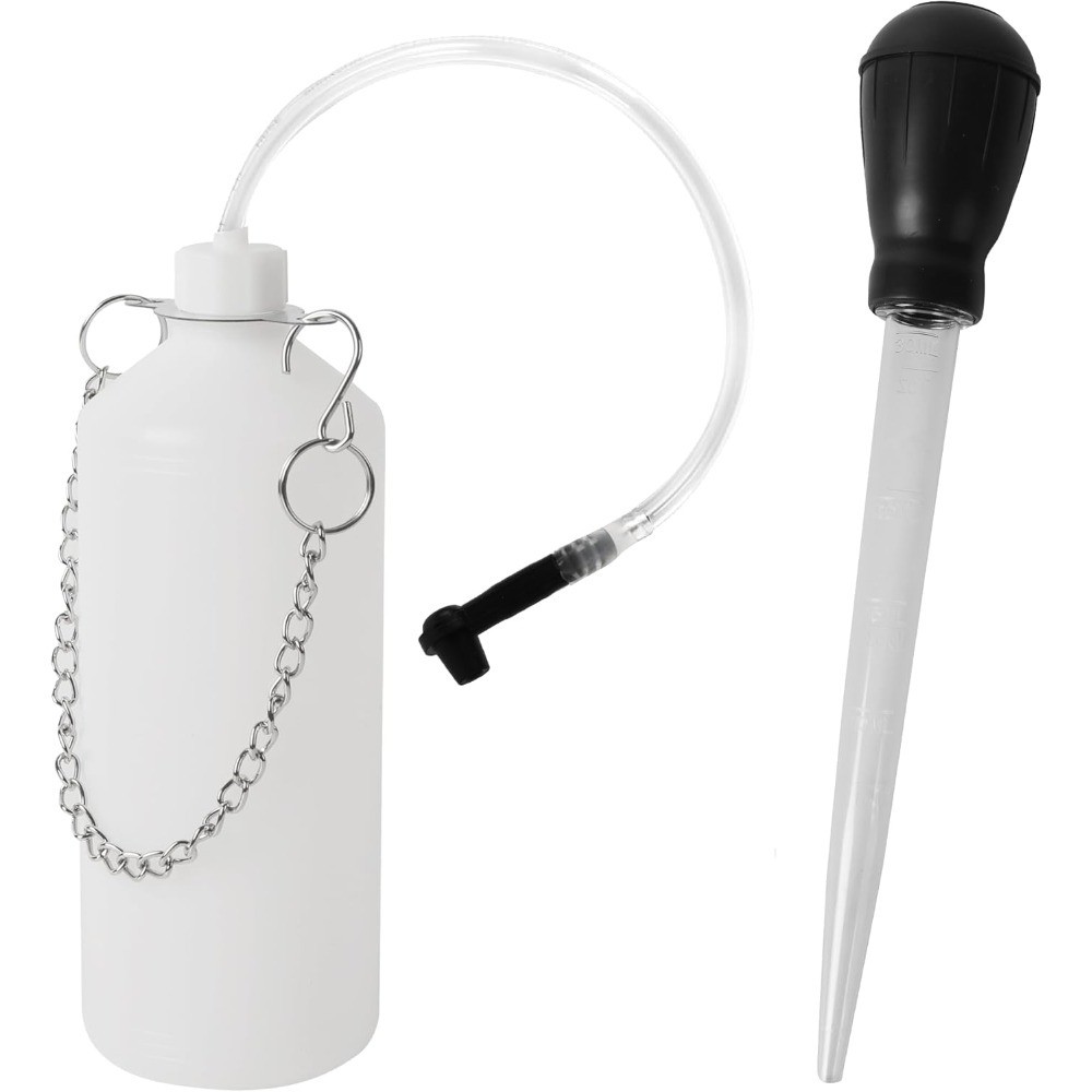 Vacuum Brake Bleeder Pump Kit 0.8L Fluid Extractor with Bleeder Bottle 24 inch