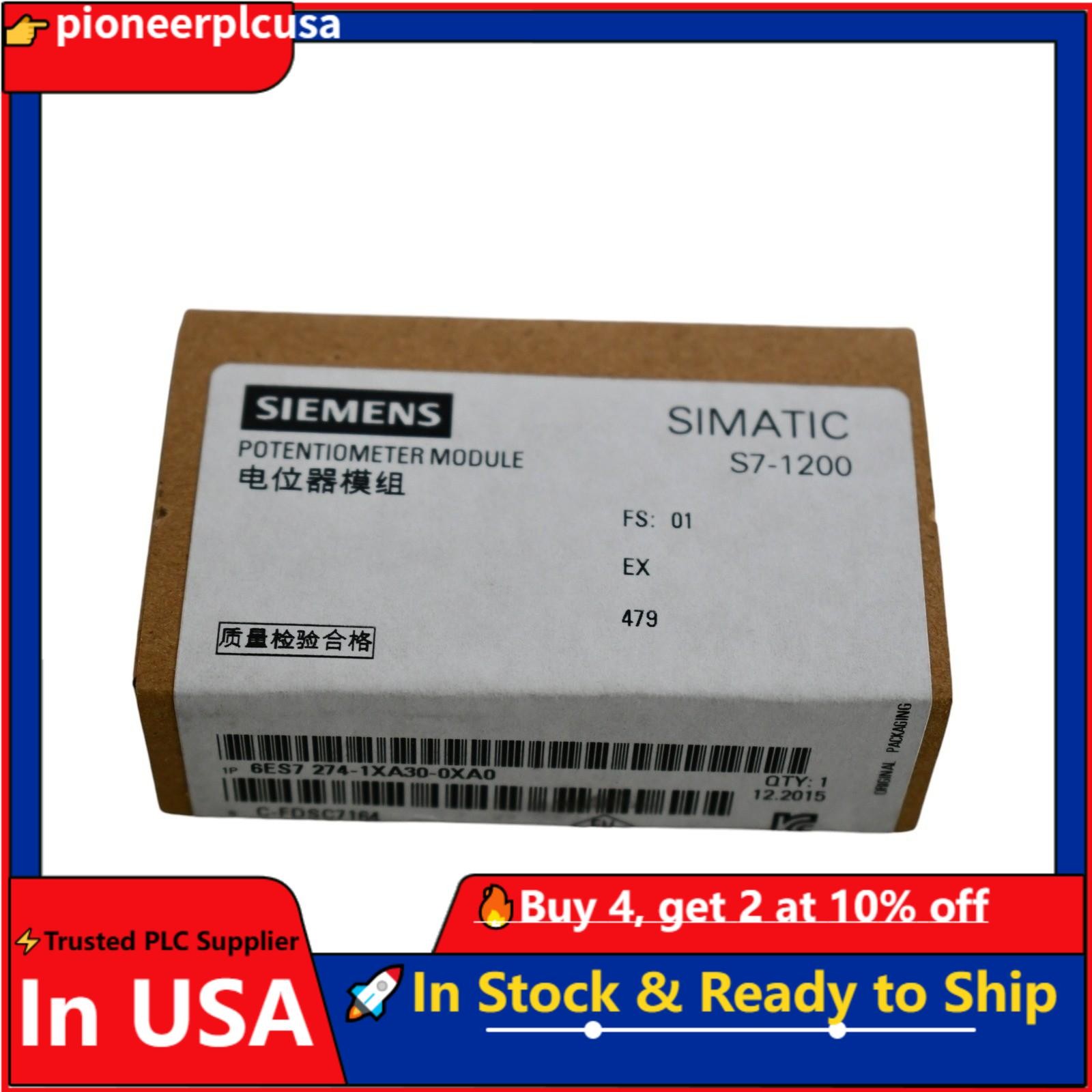 NEW Siemens 6ES7274-1XA30-0XA0 6ES7 274-1XA30-0XA0 Analog Simulator 2 Ch Pote