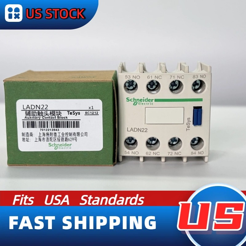 LADN22 1PC NEW Schneider Contactor auxiliary module Expedited Shipping In CA