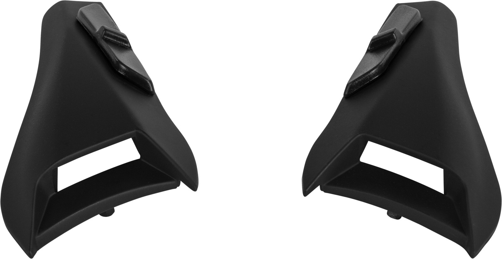 Fly Racing Top Vent Set for Revolt Helmets - Matte Black Motorcycle ATV/UTV