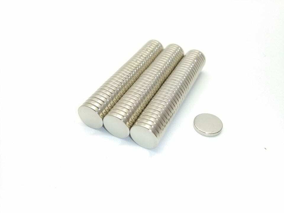 Neodymium Magnet Disk N35 D3/8" x 1/16"(A) - Price is per magnet