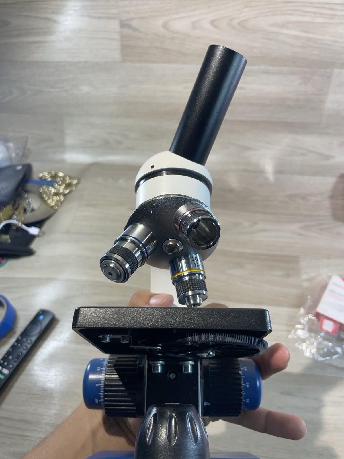 Amscope M150C Monocular Compound Microscopes 1000X Magnification - Student Scope