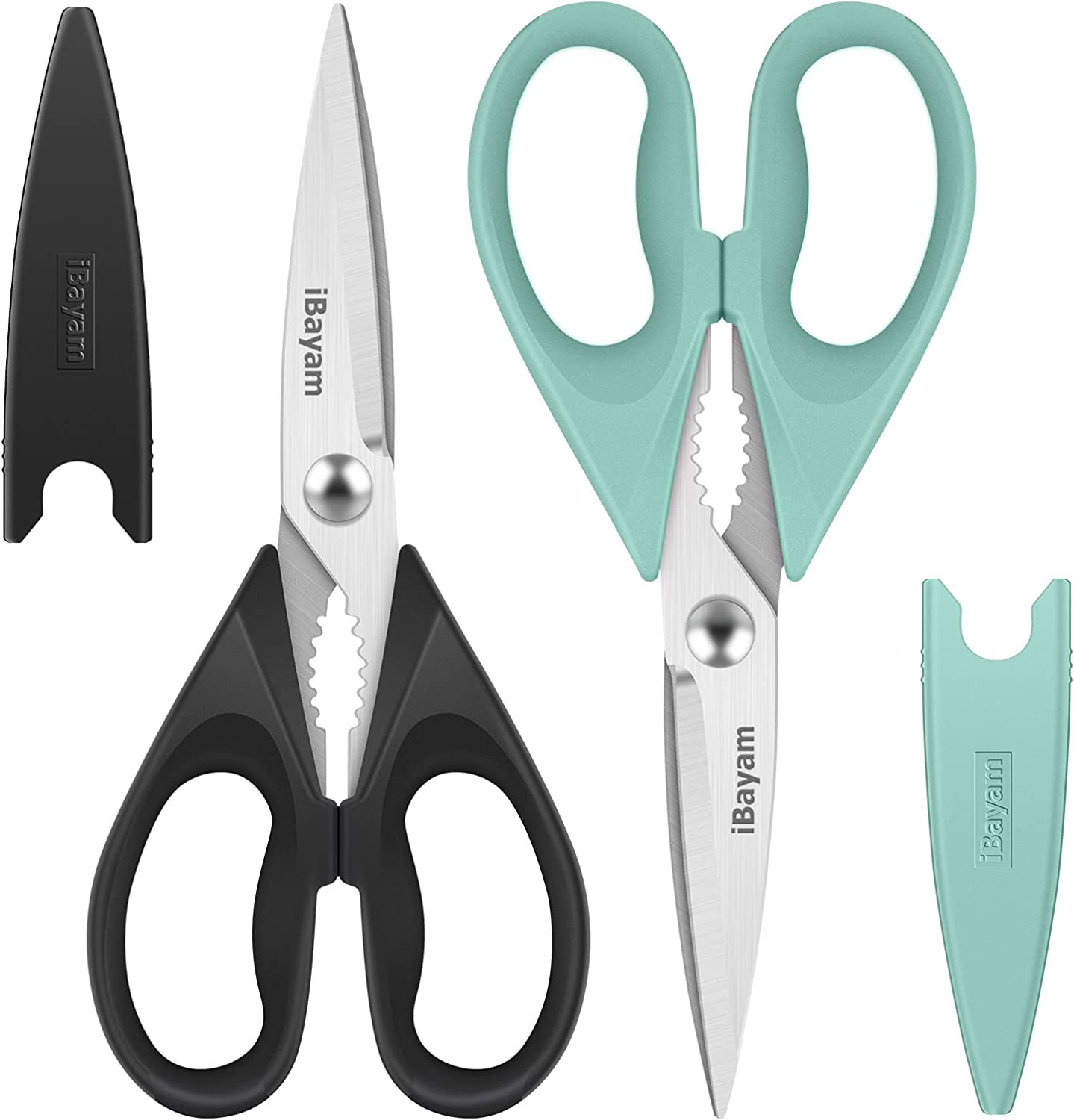 All Purpose Kitchen Shears Heavy Duty - Stainless Steel Kitchen Shears with Prot