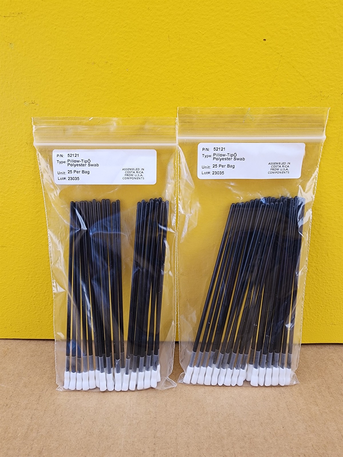 NEW Chemtronics 52121 Pillow-Tip Polyester Electronics Cleaning Swab,6.3"(50/pk)