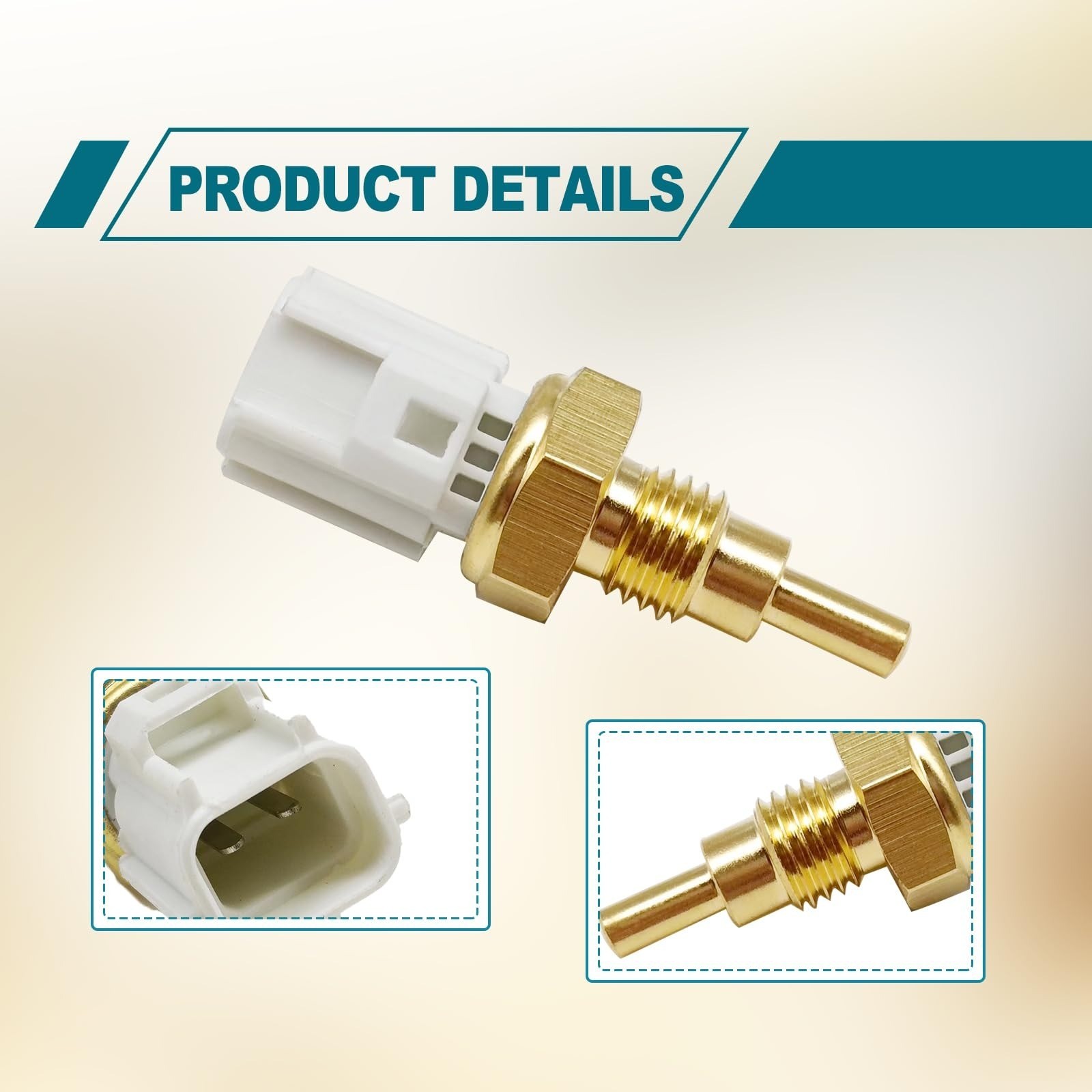 RBOKO Engine Coolant Temperature Sensor for Lexus Toyota Pontiac