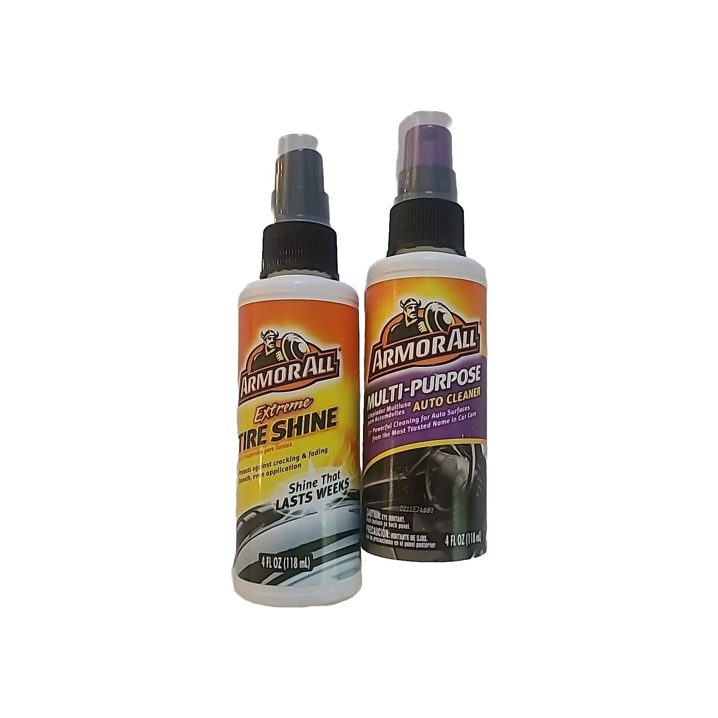 Armor All Multi-Purpose Auto Cleaner/ Tire Shine 4 Oz Each