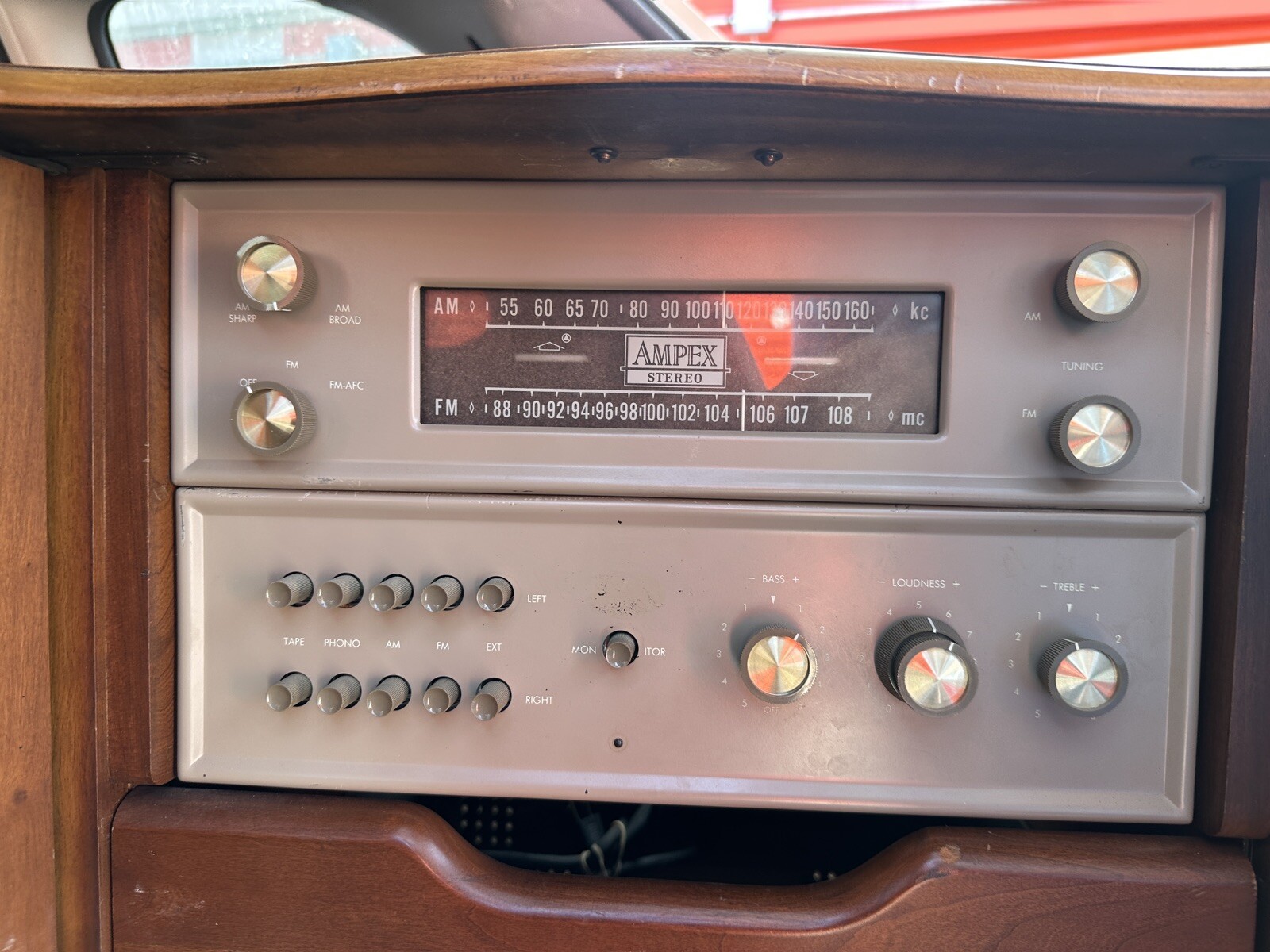 1958 Ampex Stereo Console Tube Amp Preamp Amplifier