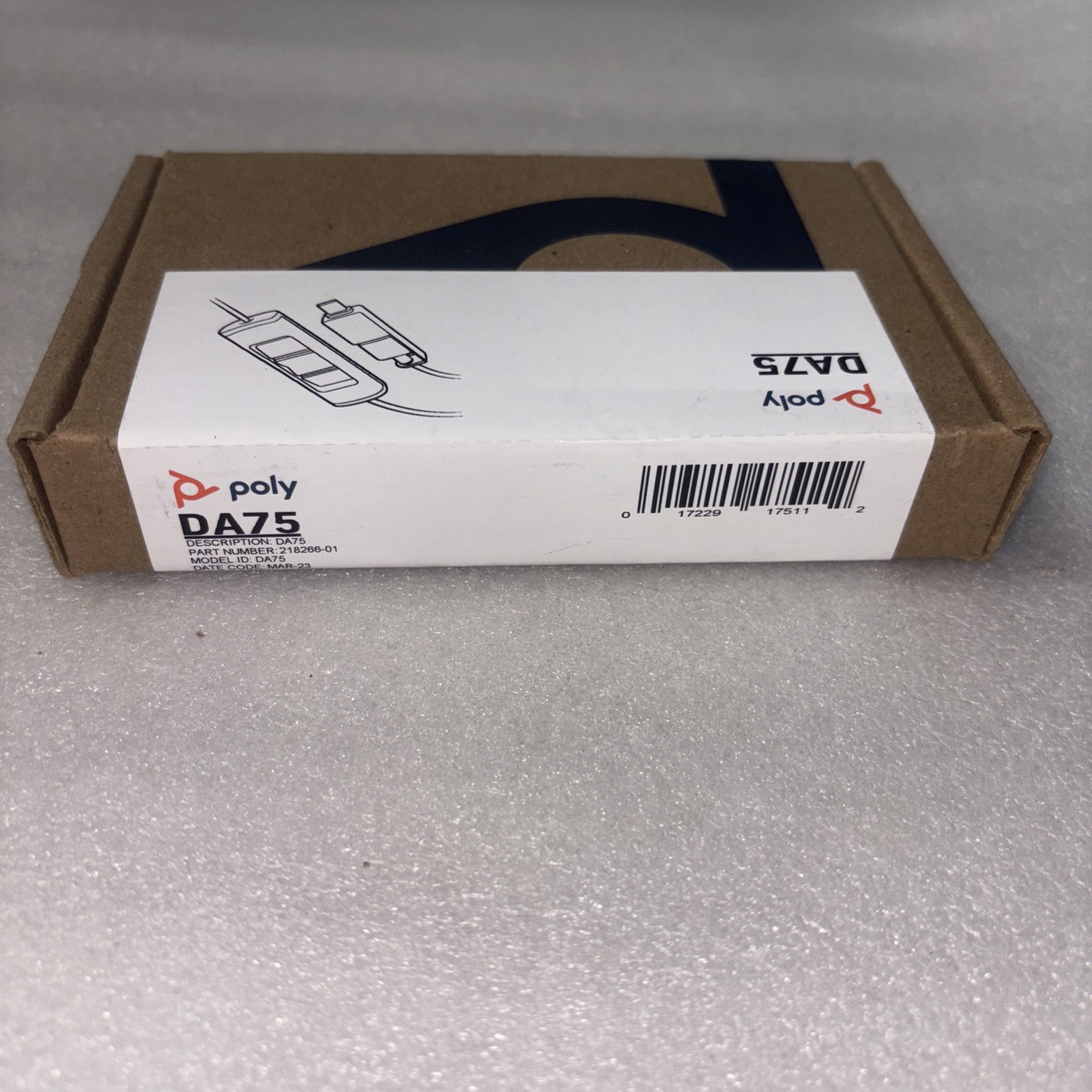 Plantronics Poly DA75 Headset Adapter USB