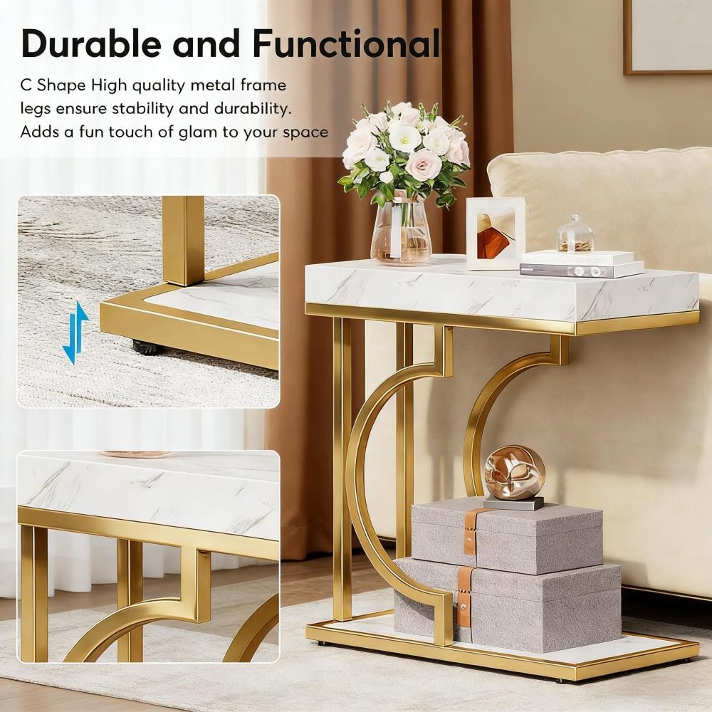 Compact Hall Table,Bedside Table,End Table for Living Room, Bed Room