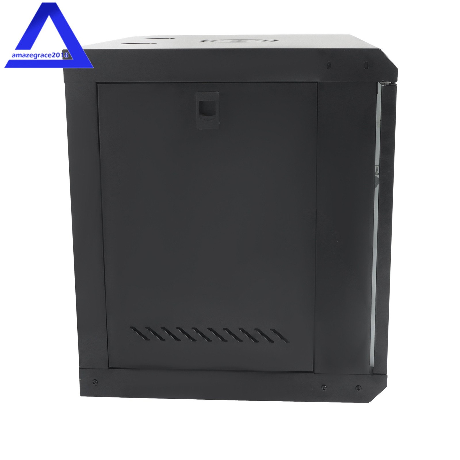 9U Wall Mount Server Cabinet Network Rack Vented Enclosure Lock Door 15.5'' Deep