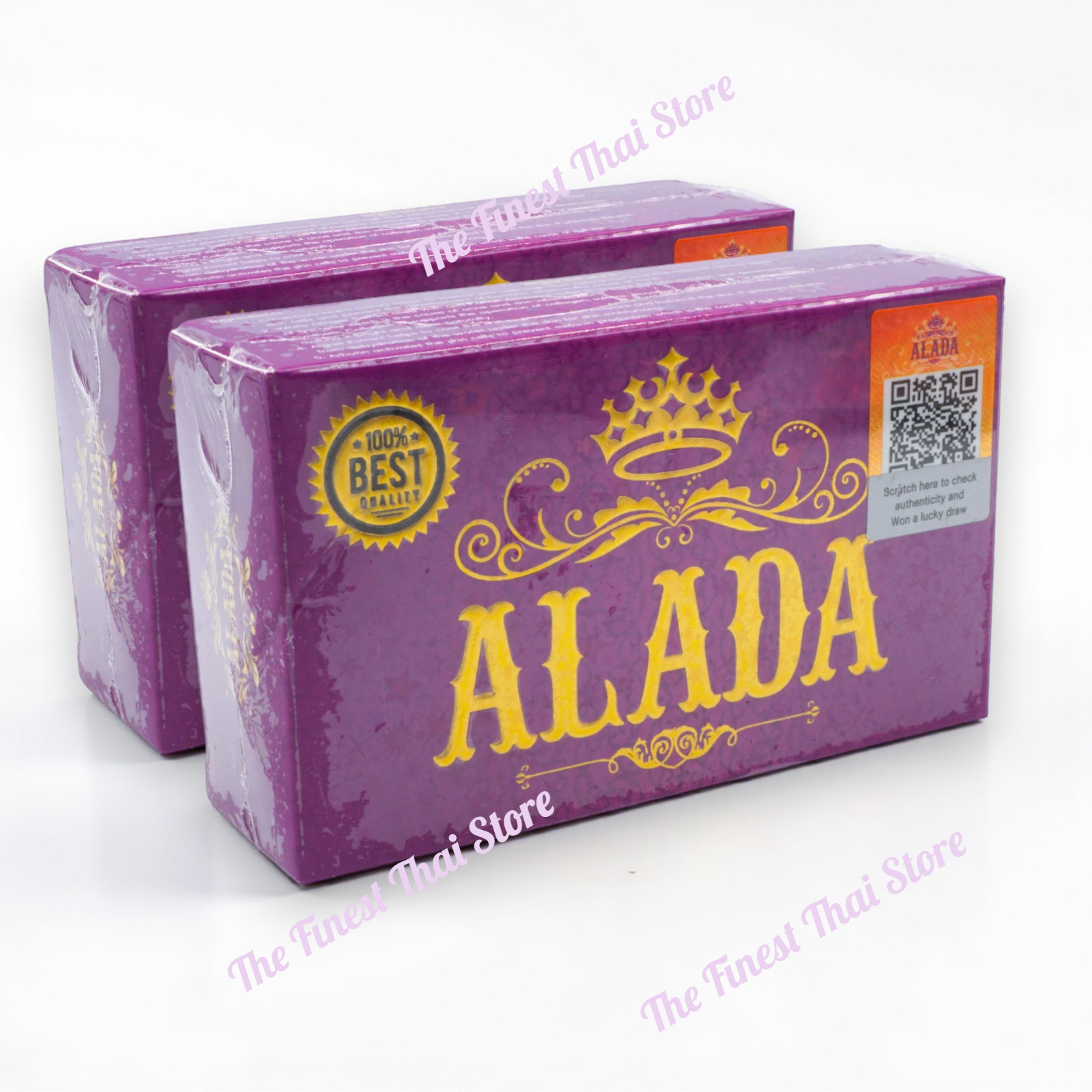 Alada Natural Soap with Natural Extract Face & Body Smooth & Moisture 160g x 2