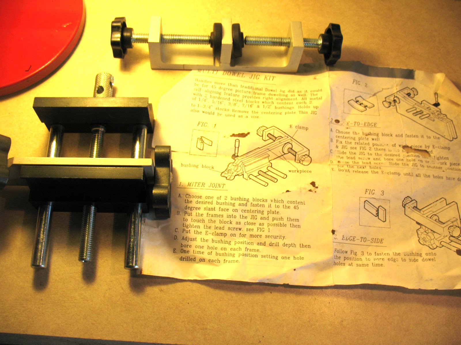 Dowel Jig Kit - Handheld Dowel Jig