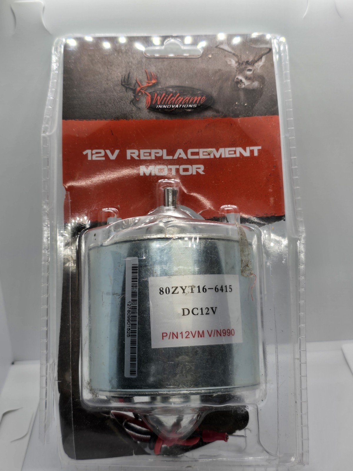 Wildgame Innovations - 12V Replacement Motor For Game Feeders Fits Most PCUs