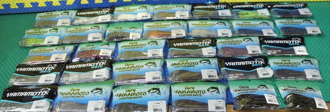 Gary Yamamoto Hula Grub 5" Double Tail Soft Bait 10pk 97-10 EACH SOLD SEPARATELY