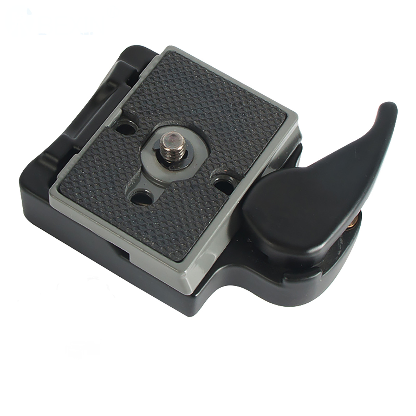 Aluminum Quick Release Plate Clamp Adapter for MANFROTTO 200PL-14 Tripod Grey