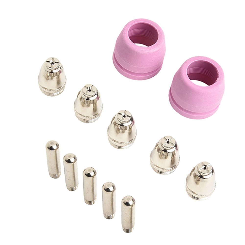 Plasma Cutter Kits Electrode Nozzle Copper Alloy Material Long-lasting Use