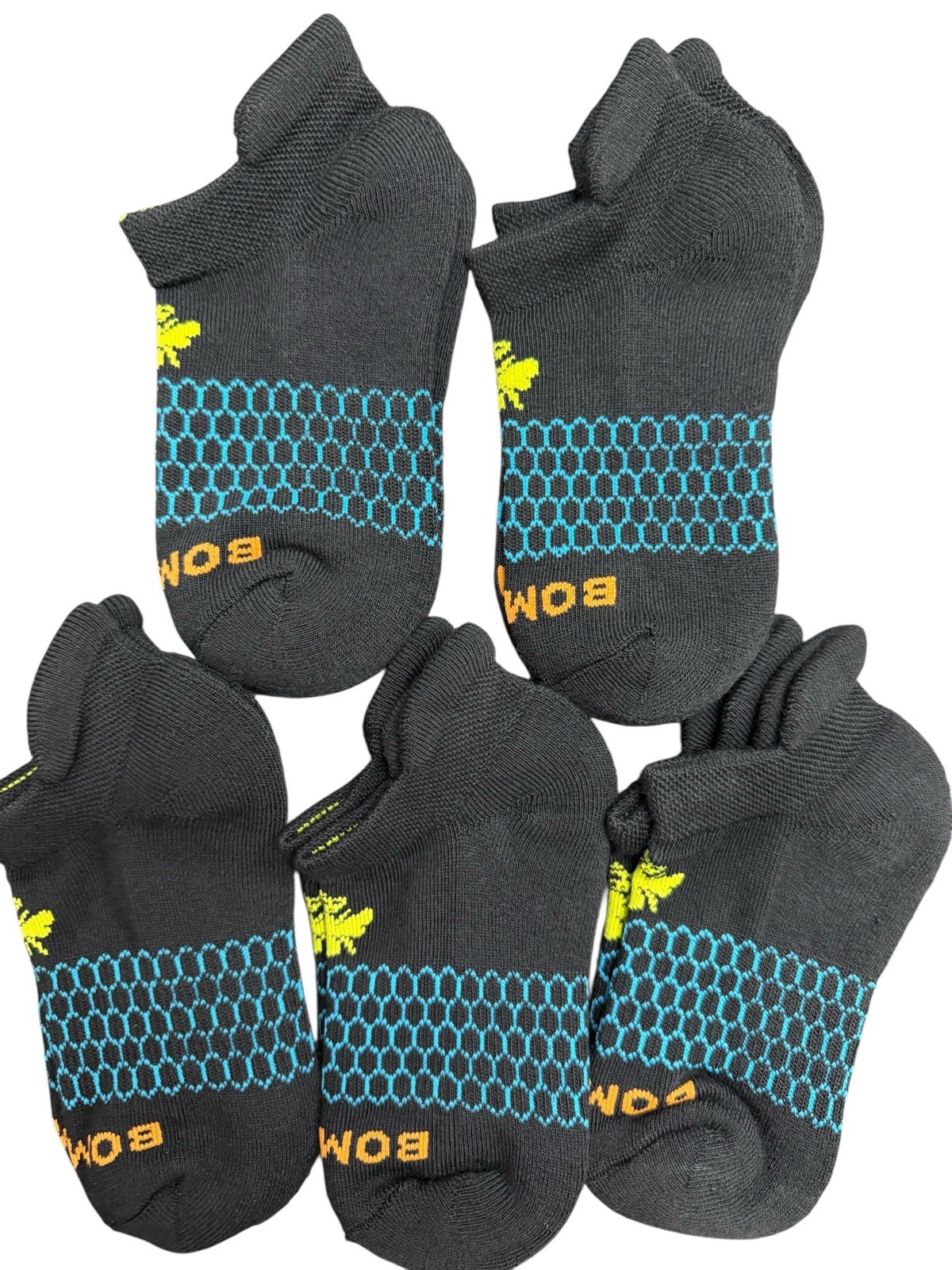 Bombas Multicolor Socks Size XS Ankle 10 Pairs NEW