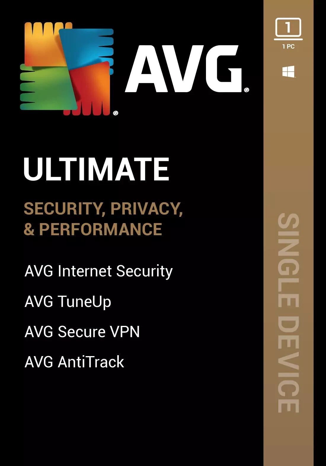 AVG Ultimate 2024 for 1 Device 1 Year for Windows PC - Same Day Email Code