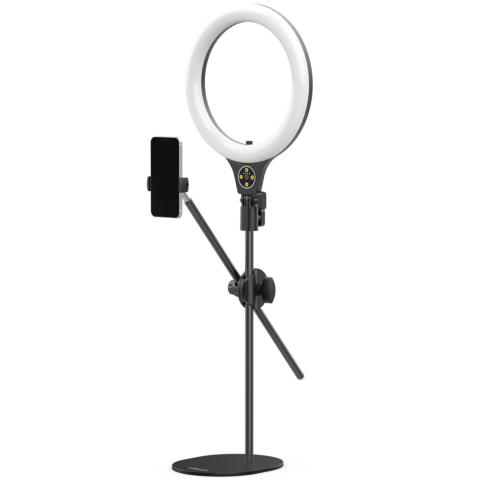 Ulanzi Desktop Ring Light Set with Overhead Shooting Bracket Fill Light