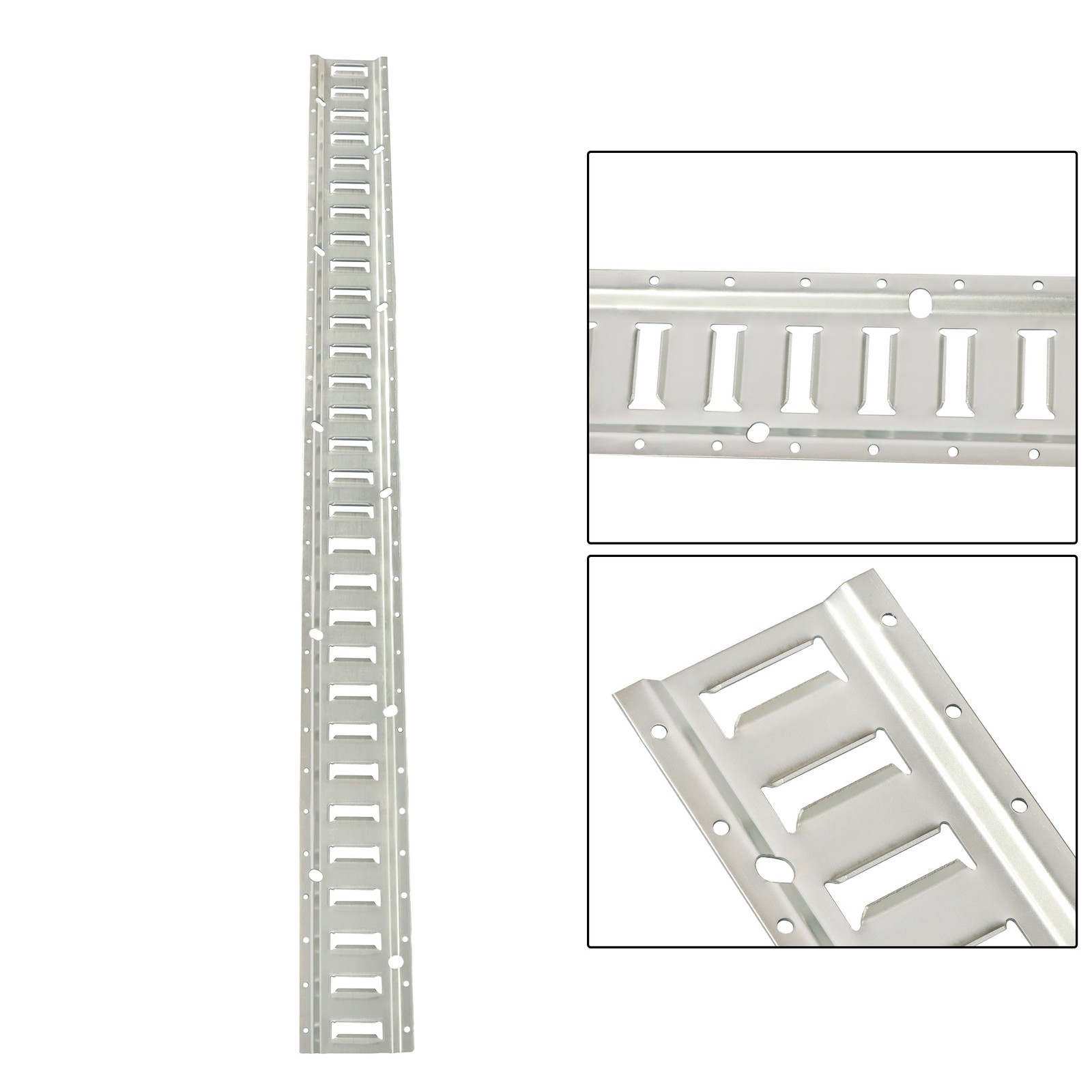 New 24PCS 5ft E Track Kit For Enclosed Cargo Trailers Secure Tie-Down Rails