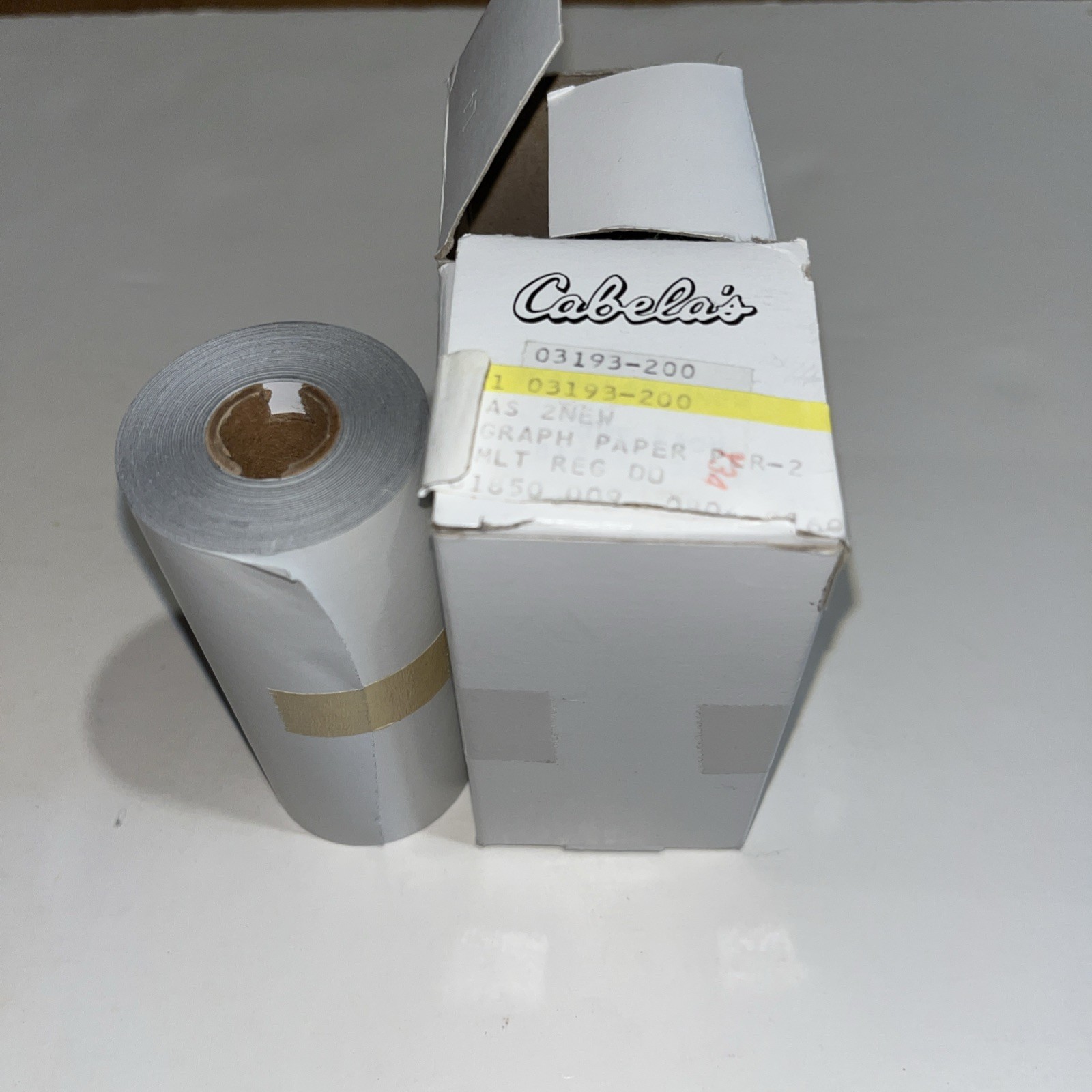 Lot of 2 NEW Cabela's #2 Graph Paper Fish Depth Finder Sounder Rolls NIB