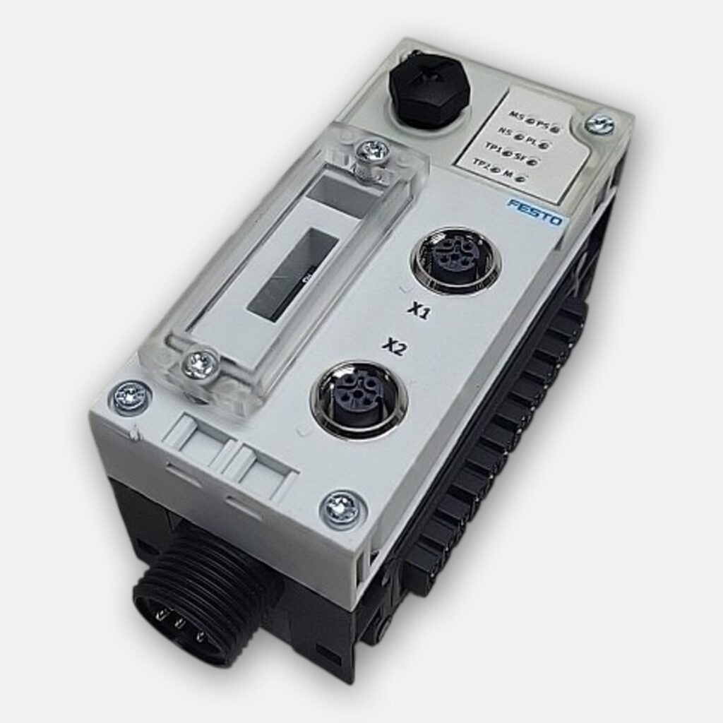 FESTO CPX-FB36 BUS NODE 1912451 w/ CPX-GE-EV-5-7/8-5POL INTERLINK BLOCK 541244