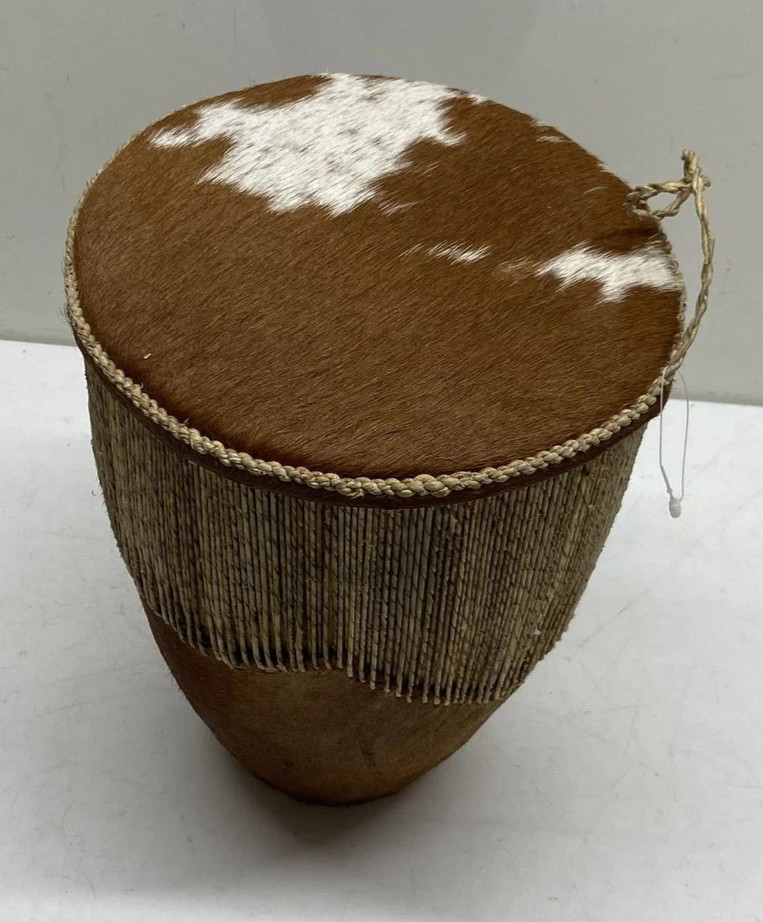 Animal hide drum