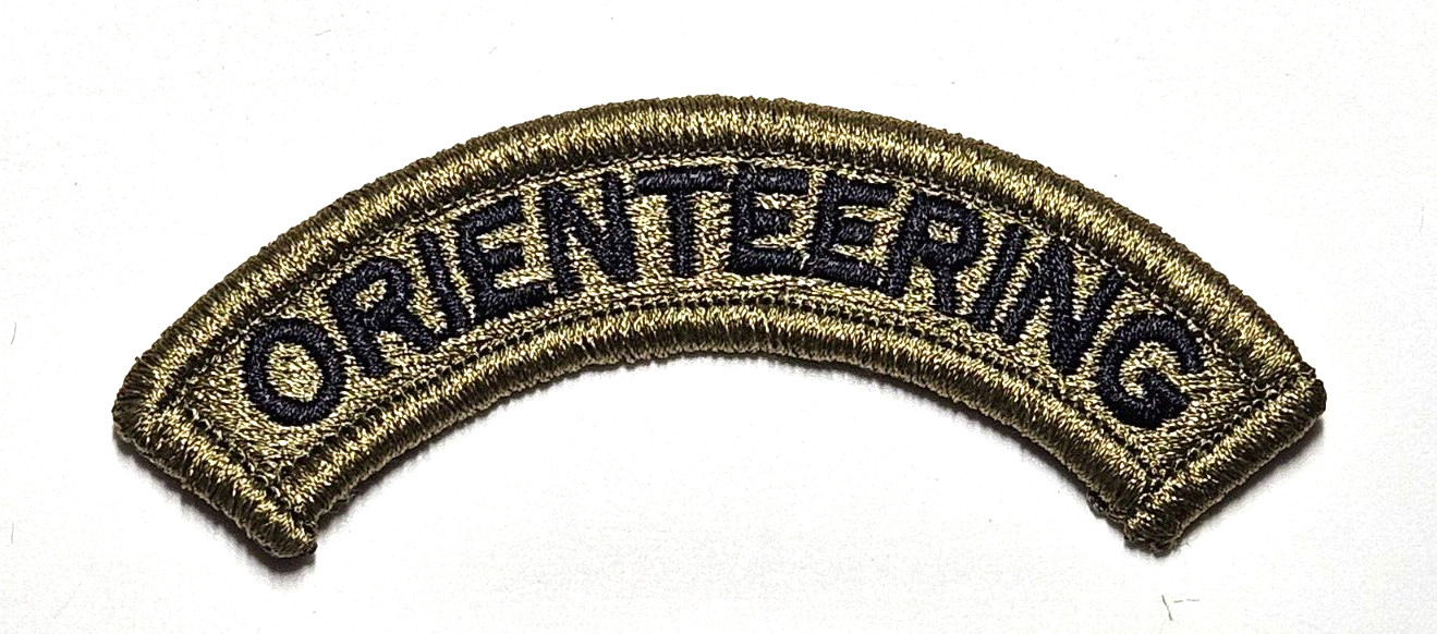 U.S. Army ORIENTEERING Shoulder Scroll Unit OCP Hook-Back Patch