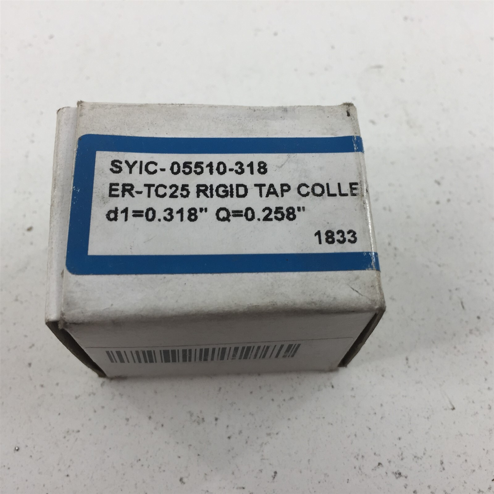 SYIC-05510-318 Rigid Tap Collett ER-TC25 d1=0.318" Q=0.258"