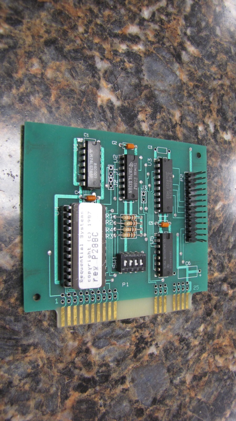 Vintage Sequential Systems REV P288C 1987 Card - GB2