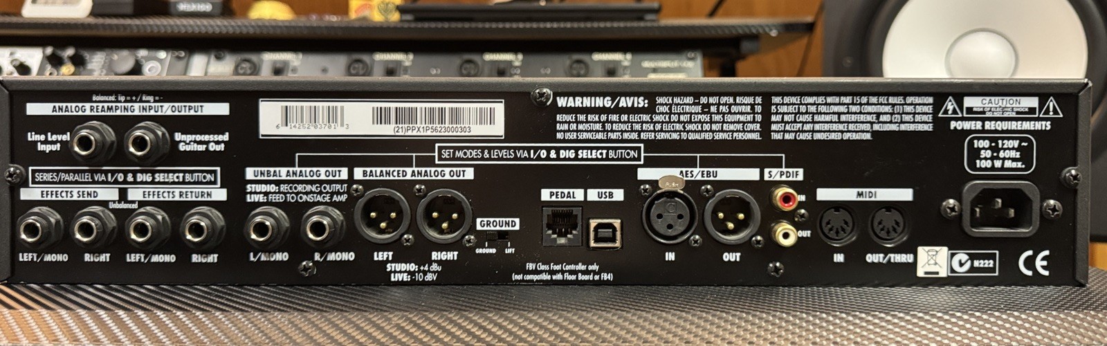 Line 6 Pod XT Pro Rackmount Guitar Multi-Effects Processor Electric Guitar