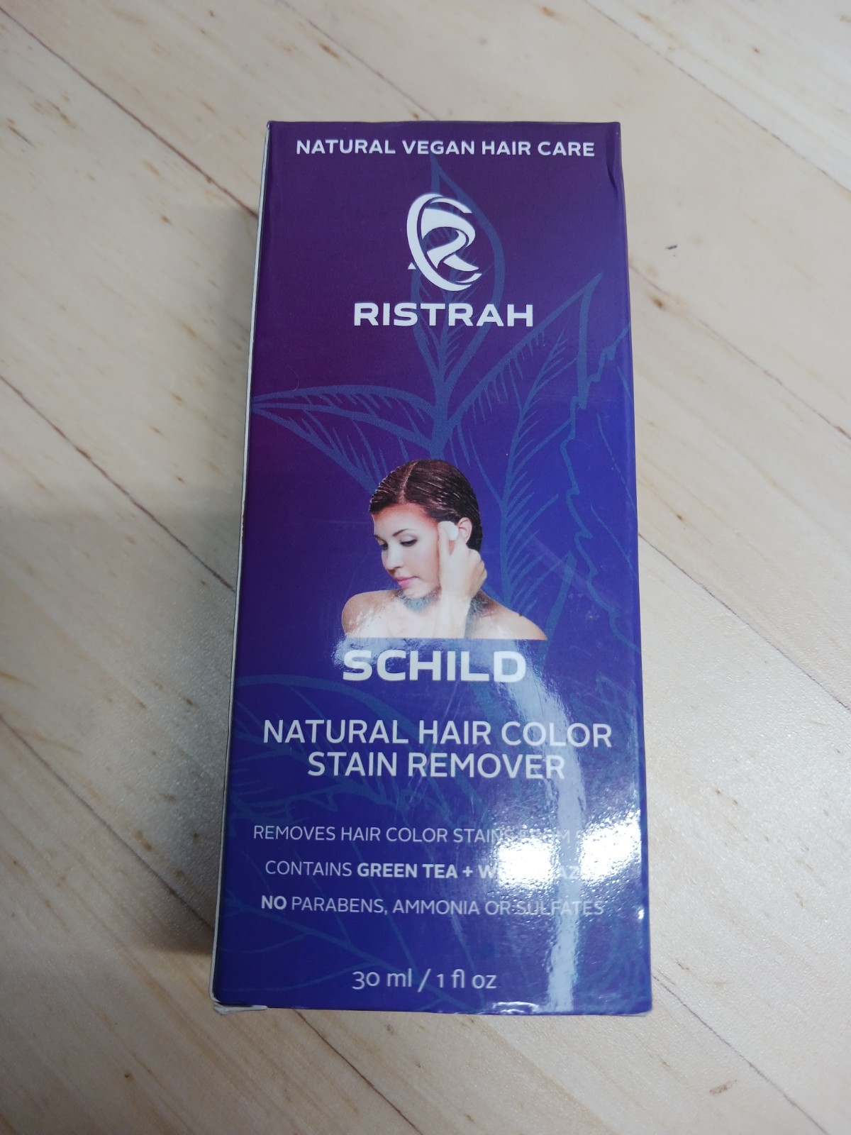 Ristrah Schild Natural Hair Color Stain Remover Green Tea Witch Hazel New