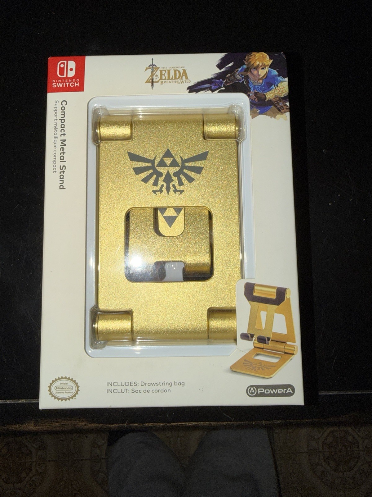 The Legend of Zelda Breath of the Wild Compact Metal Stand for Switch Se G2U