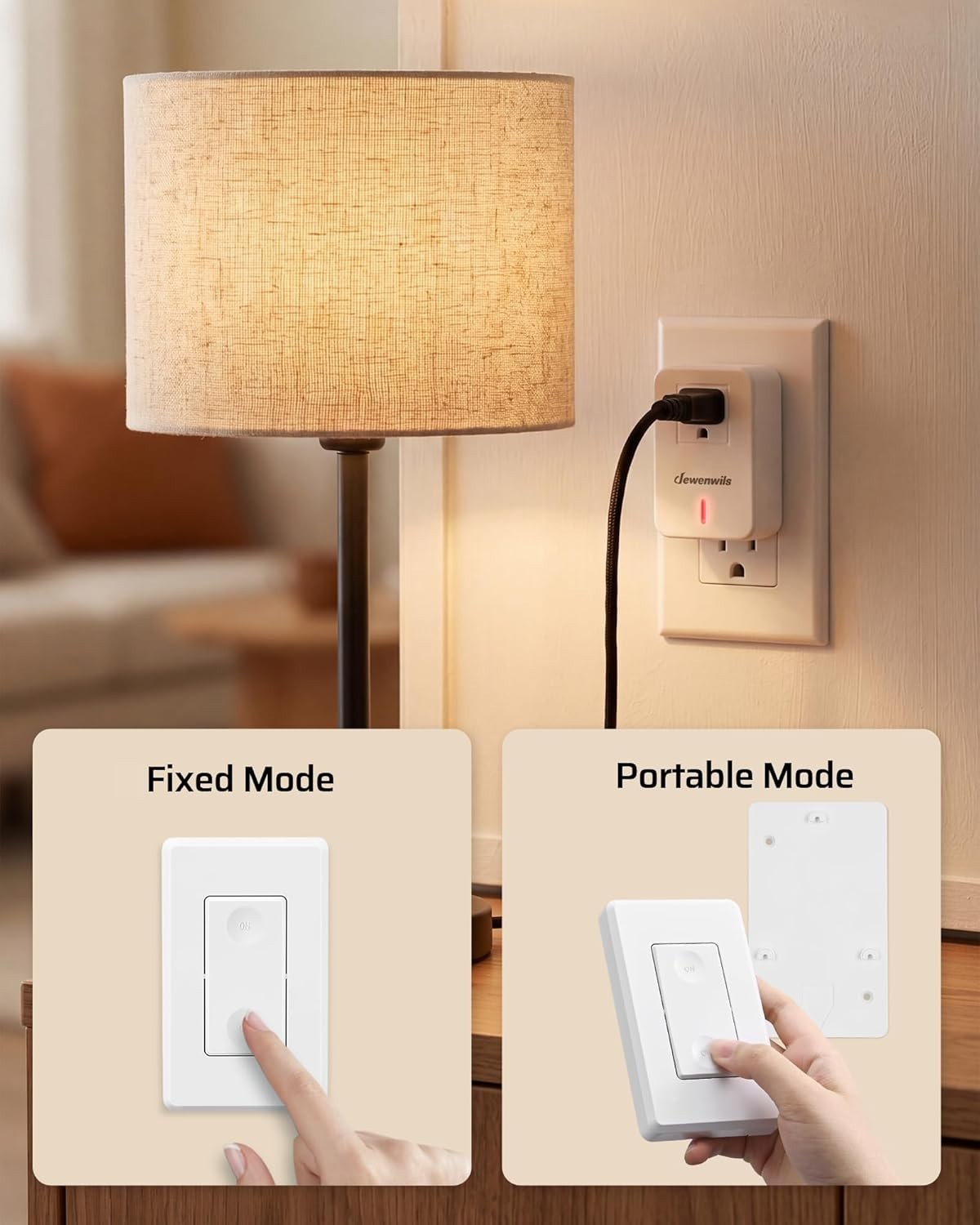 Wireless Remote Control Wall Switch - Effortless Power for Home Appliances