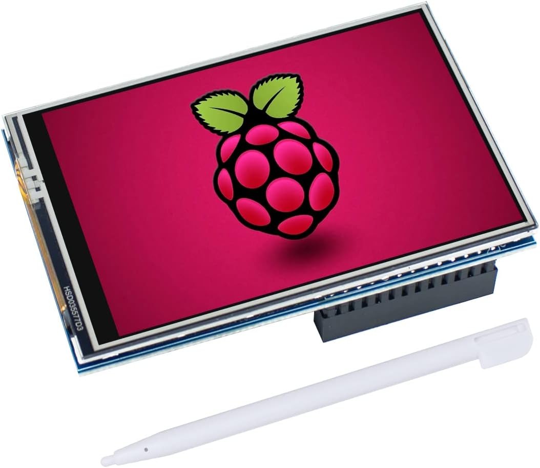 3.5 Inch 480x320 Touch Screen TFT LCD SPI Display Panel for Raspberry Pi B,...