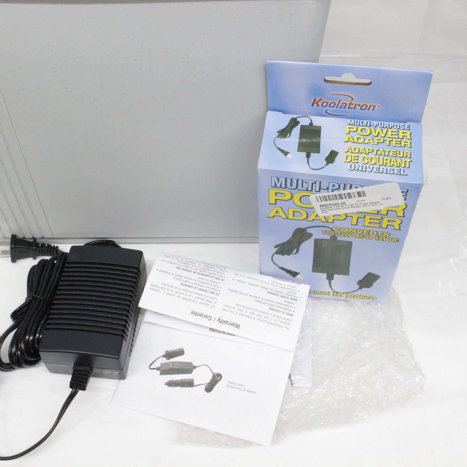 Koolatron Portable Car Cooler Warmer Iceless 12V 33 Quart 31 L White
