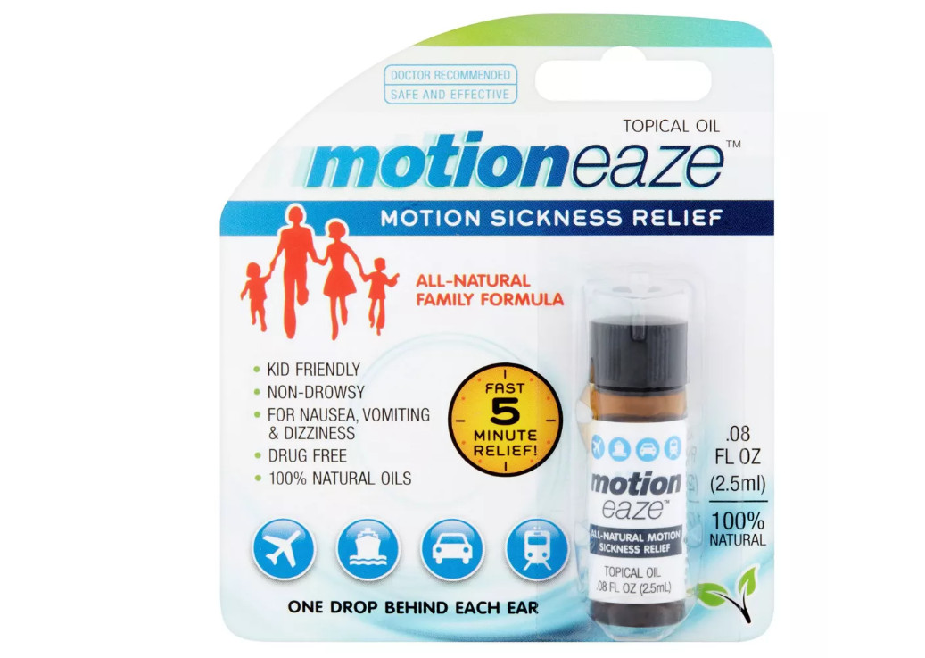 MotionEaze Motion Sickness Relief Topical Oil .08 fl oz each EXP 03/2028-New