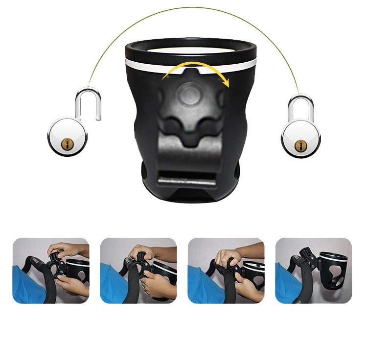 Cup Bottle Drink Holder Attachment for Baby Cargo Kid Baby Strollers Pushchair