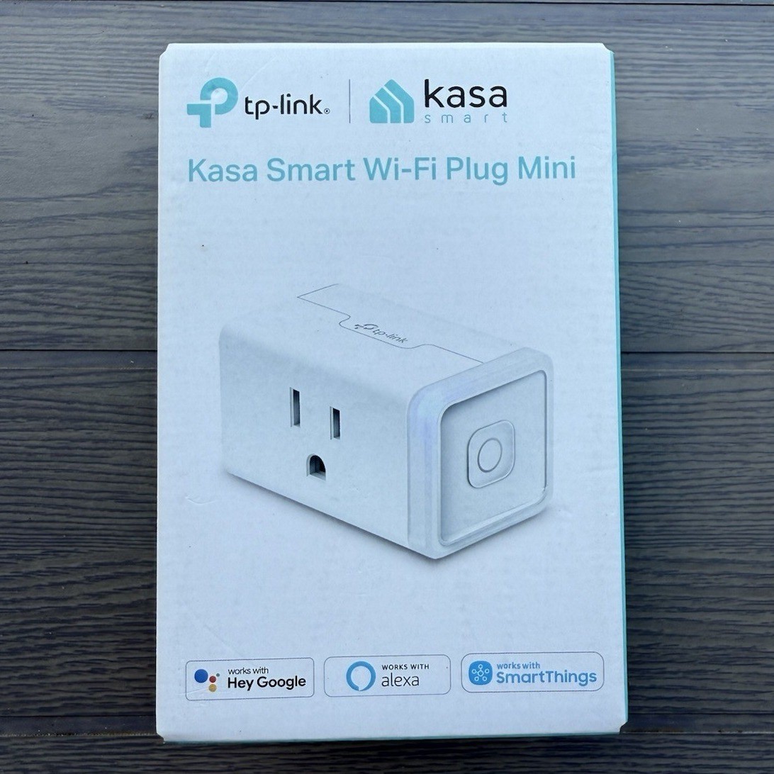 TP-Link Kasa Smart Wi-Fi Plug Mini HS105 White New Compact Alexa Google Smart