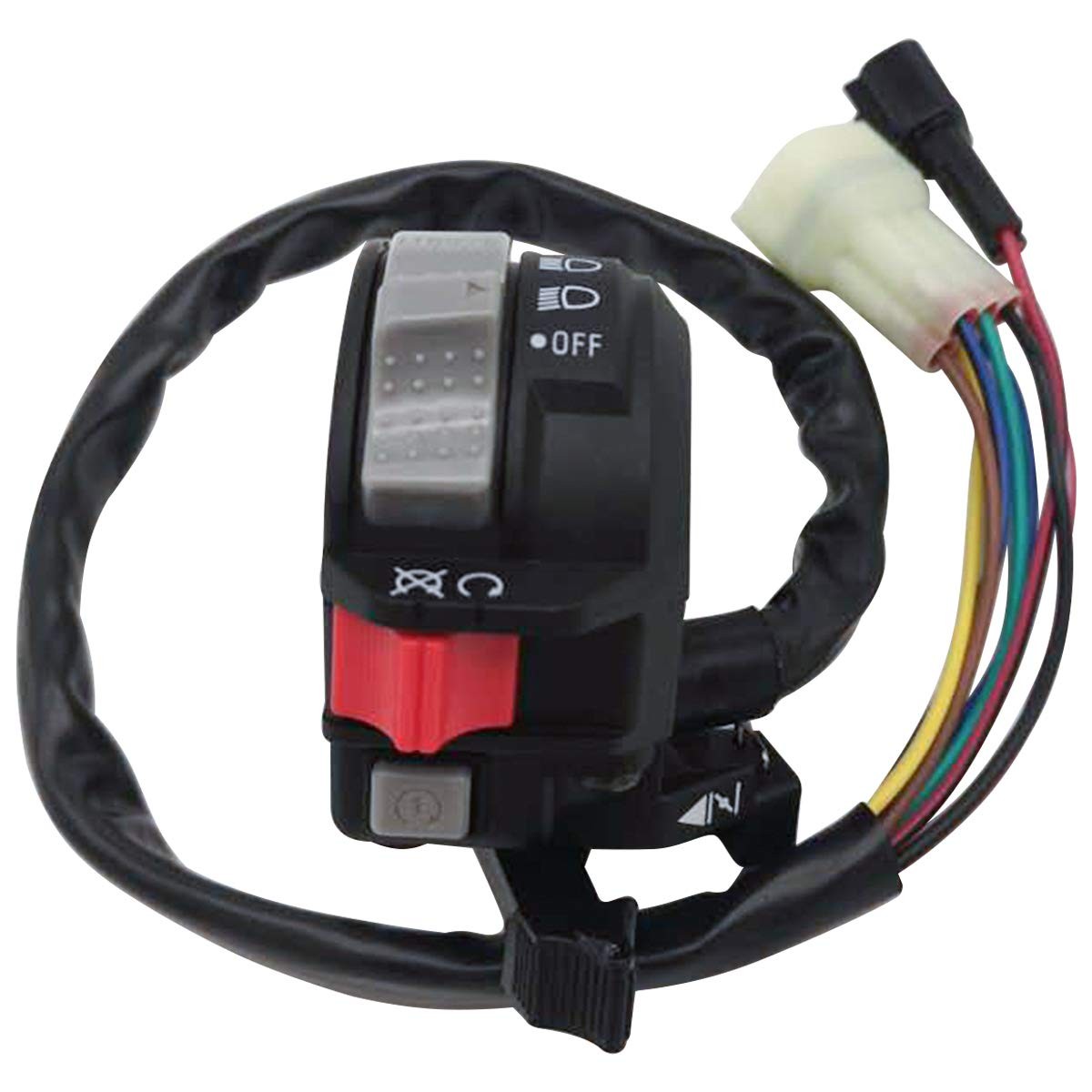 M MATI Left Handlebar Switch Control Engine Start Run Off Headlight for Yamaha Y
