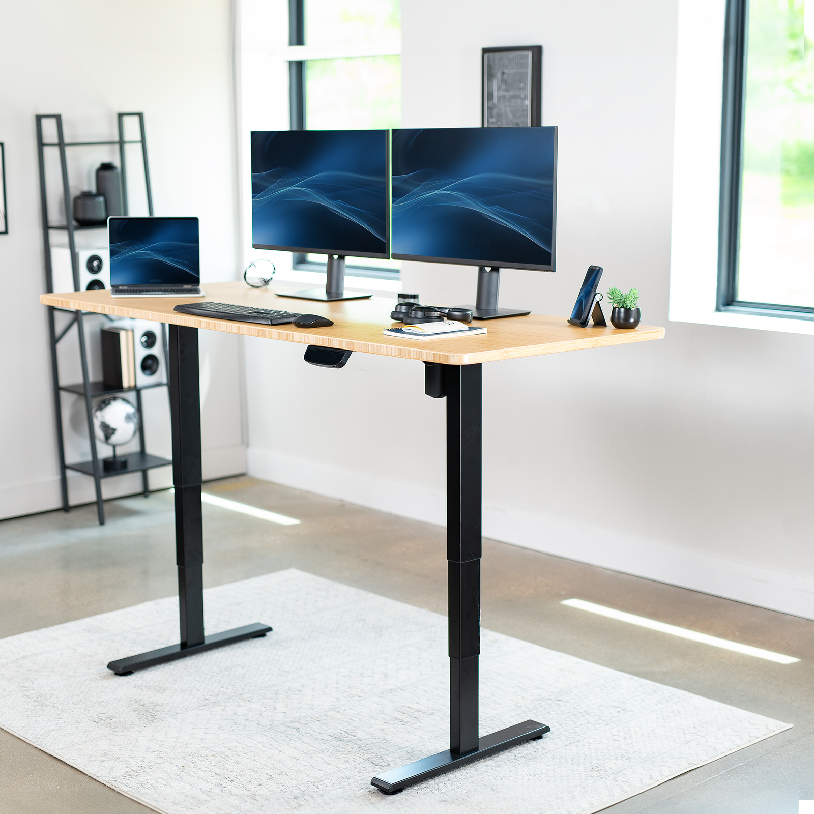 VIVO Bamboo 71 x 30 inch Universal Solid Table Top for Sit to Stand Desk Frames