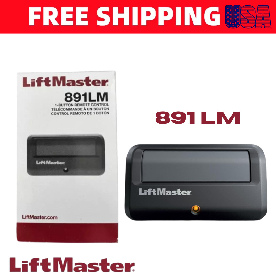 (Pack of 10)LiftMaster 891LM 1 Button Garage Door Opener Remote Control Stock us