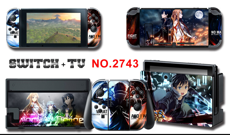 Vinyl Decal Skin Sticker Protector for Nintendo Switch #2743