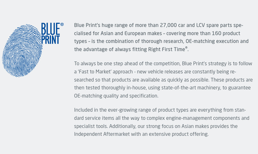 BLUE PRINT Filter Maintenance Package - ADH22122 15430-RSR-E01S2
